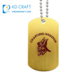 Venda por atacado sem mínimo personalizado de metal em branco gravado por sublimação revestido com bandeira do país da força aérea de moda militar dog tags para venda